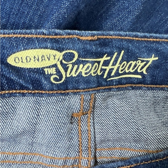 Old Navy Cut offs Denim Jean Shorts Raw Hem Size 16 - Picture 4 of 8